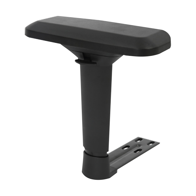 501 níolón dubh sturdy dubh 4d armrest, gabhálais troscáin riachtanacha le haghaidh suíochán compordach